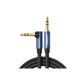 3.5mm male cable gold plated metal case with braid 1.5m (blue black) Ugreen