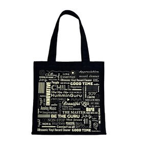 Vinyl Record Tote Bag HumminGuru