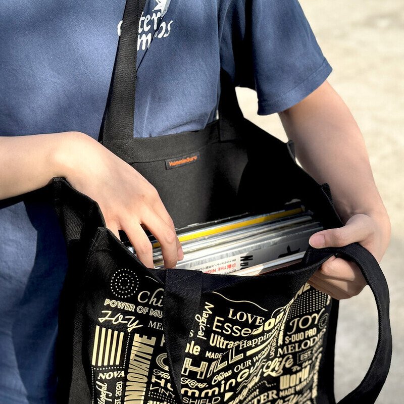 Vinyl Record Tote Bag