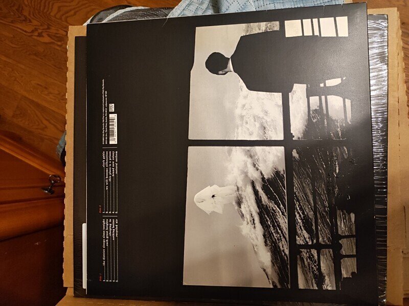 Give Up LP Limited Edition Colored Blue w Metallic Silver