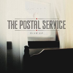 Give Up LP Limited Edition Colored Blue w Metallic Silver The Postal Service
