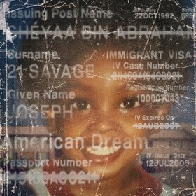 american dream (Red Vinyl) 21 Savage