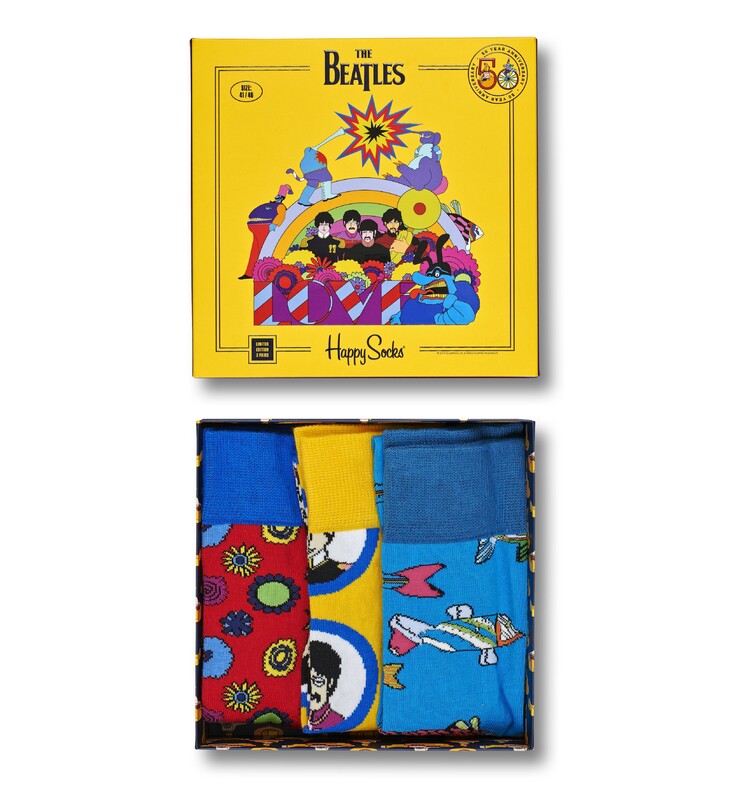 The Beatles Socks Box Set (3 Pairs) 36-40