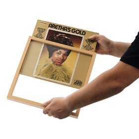 Record Frame Light Brown — LP Cover Display Frame Dynavox
