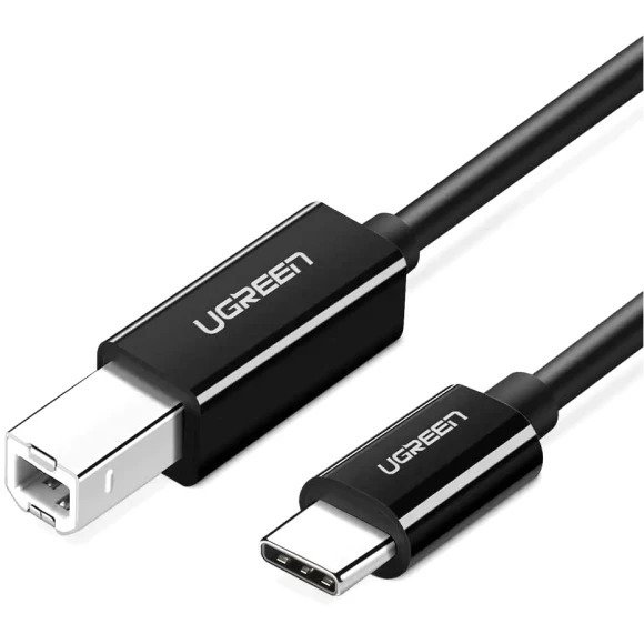 USB Type-C - USB Type-B, 1 m Black