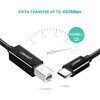 USB Type-C - USB Type-B, 1 m Black