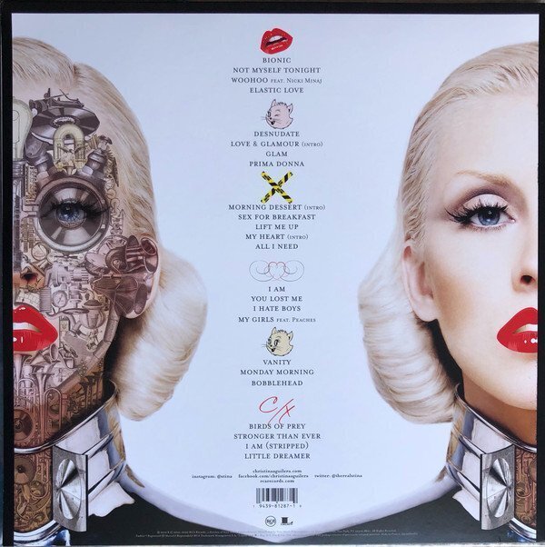 ♬ Vinyl Record Christina Aguilera — Bionic from private sellers