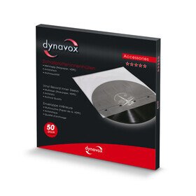 Dynavox - Внутрішні конверти для платівок 12" х 50 Dynavox