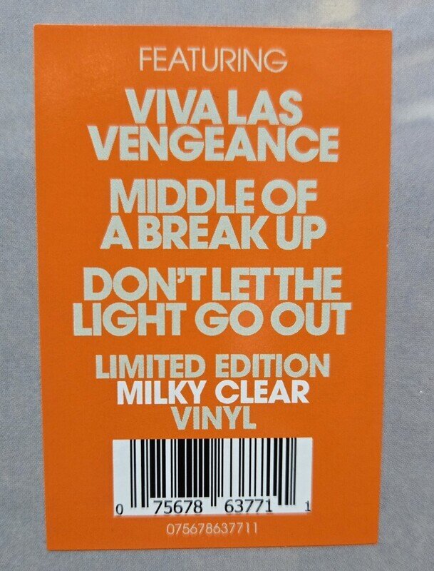 Viva Las Vengeance milky clear vinyl