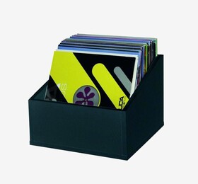 VF Record Box 12' Black Vinyla Furniture