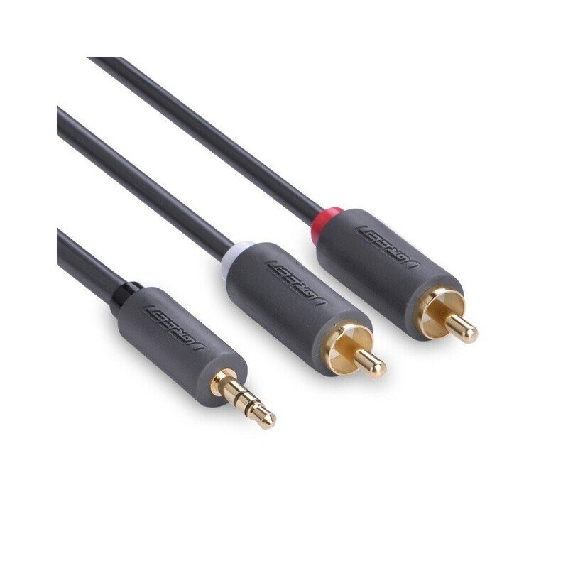 3.5mm Male to 2RCA Male Audio Cable 1m 