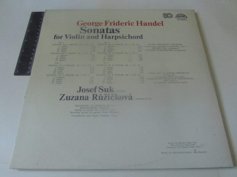 Handel Sonatas Op. 1