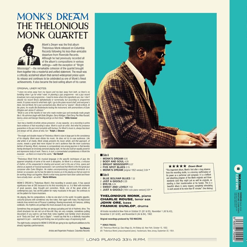 Monk's Dream (Coloured Vinyl)