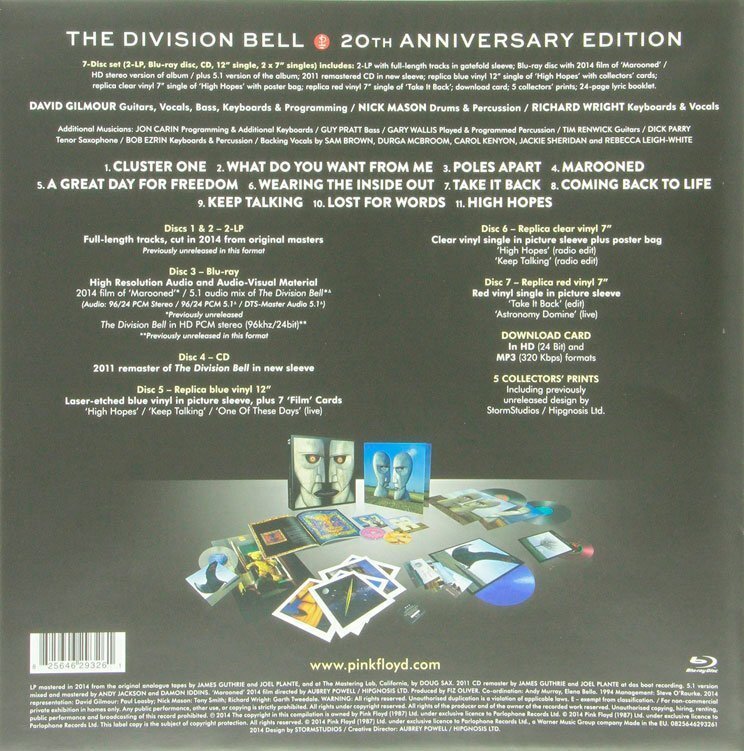 The Division Bell (20th Anniversary Edition, Box Set)