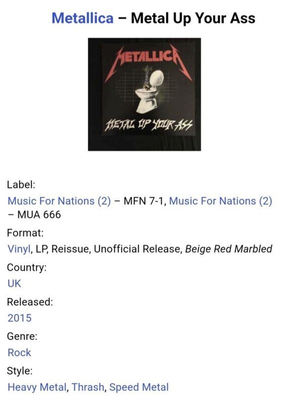 Metal Up Your Ass