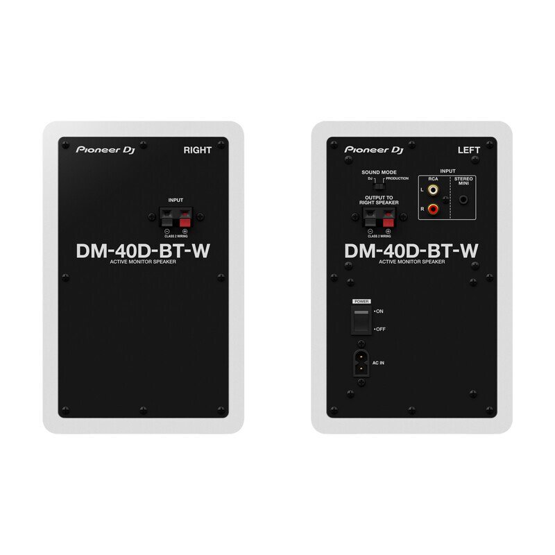 AlphaTheta DM-40D-BT White