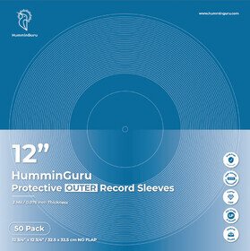 Outer sleeves for 12" x 50 records HumminGuru
