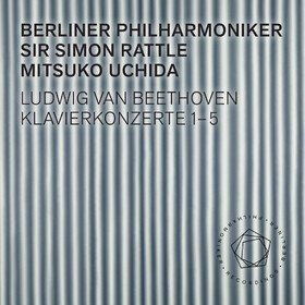 Ludwig Van Beethoven: Klavierkonzerte 1-5 (Box Set) Berliner Philharmoniker, Sir Simon Rattle, Mitsuko Uchida