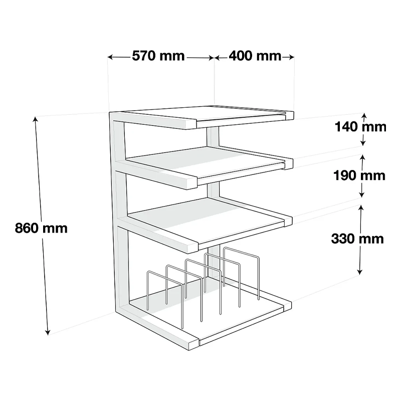 ESSE HIFI VINYL FURNITURE/BLACK