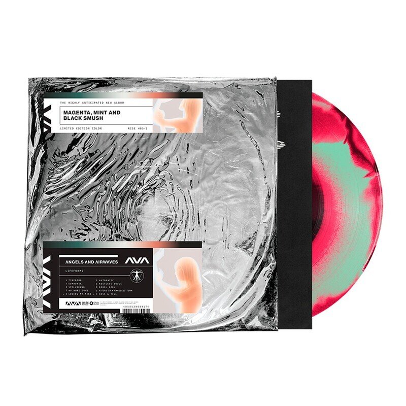 Lifeforms (Signed Magenta, Mint And Black Smush)