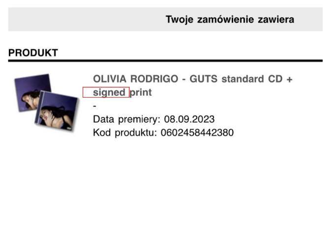 GUTS signed CD